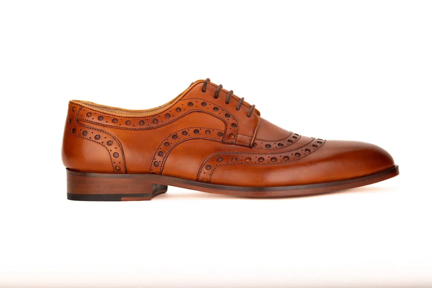 U-Cap Brogue Derby Shoes