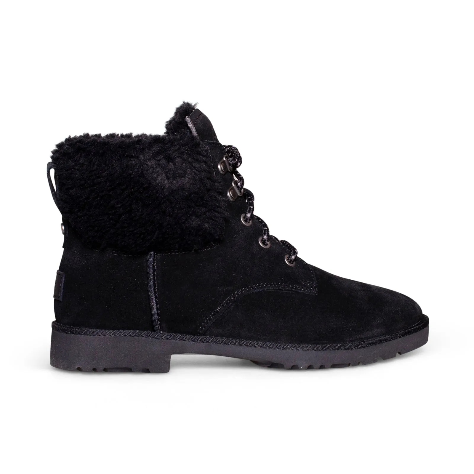 UGG Romely Black Lace Boots - Women's