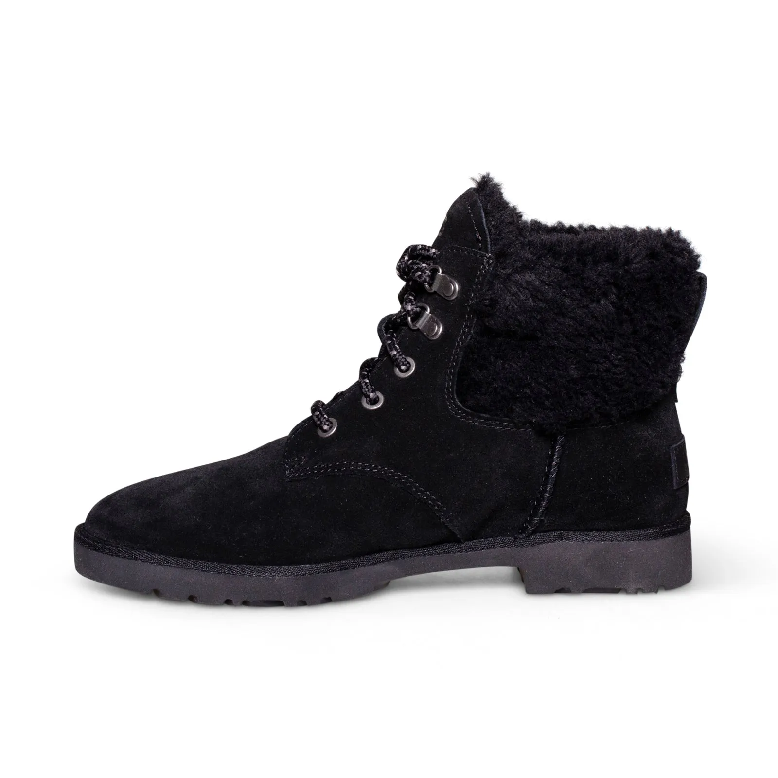 UGG Romely Black Lace Boots - Women's