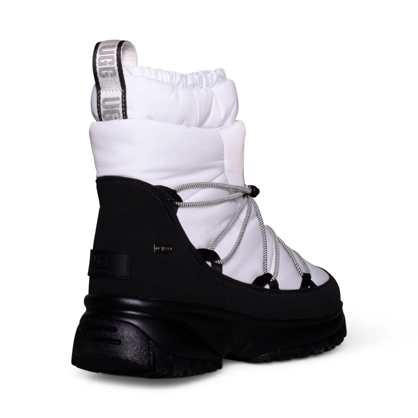 Ugg Yose Puffer Mid White Boots - Women's - Ugg white puffer mid boots for women