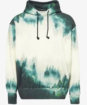 UNDERCOVER Mens Ivory Base Twin Peaks graphic-print cotton hoody