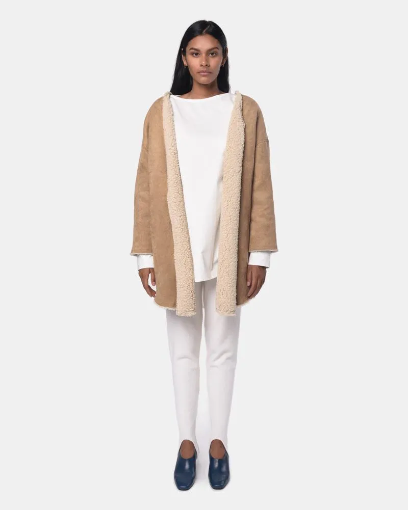 Ura Coat in Tan