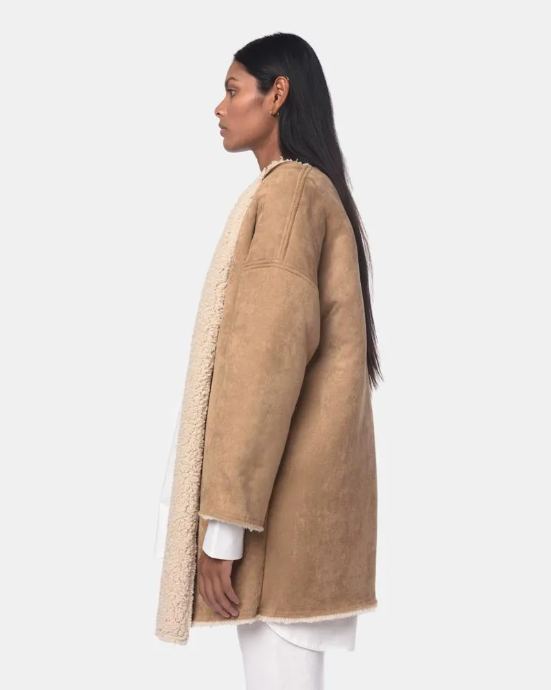 Ura Coat in Tan