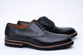 Vamp Derby - Black Plain: Result - Vamp Derby shoes in plain black