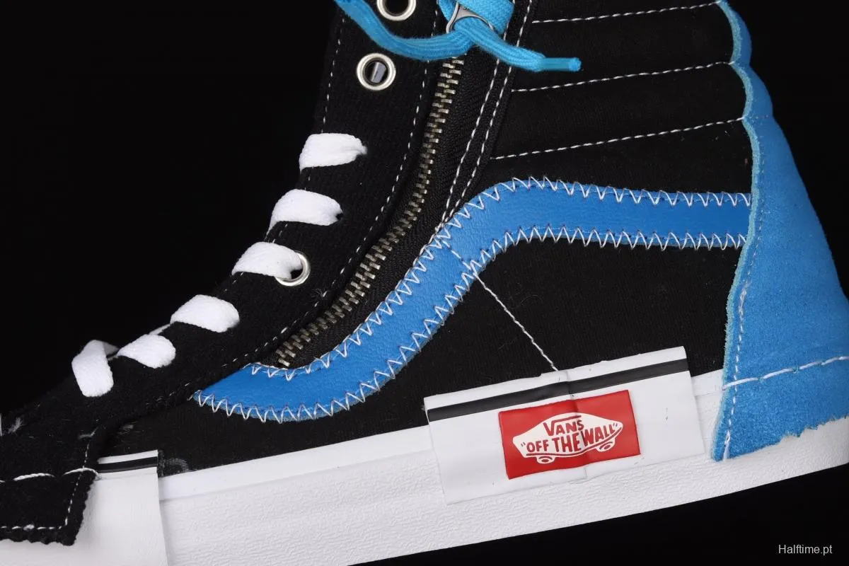 Vans SK8-Hi Reissue Ca Vance deconstructs and splices VN0A3WM15FC of high-top vulcanized shoes