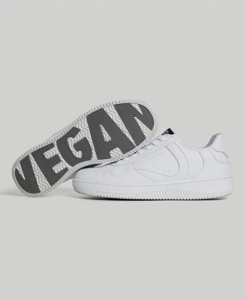 Vegan White Chunky Basket Trainers.