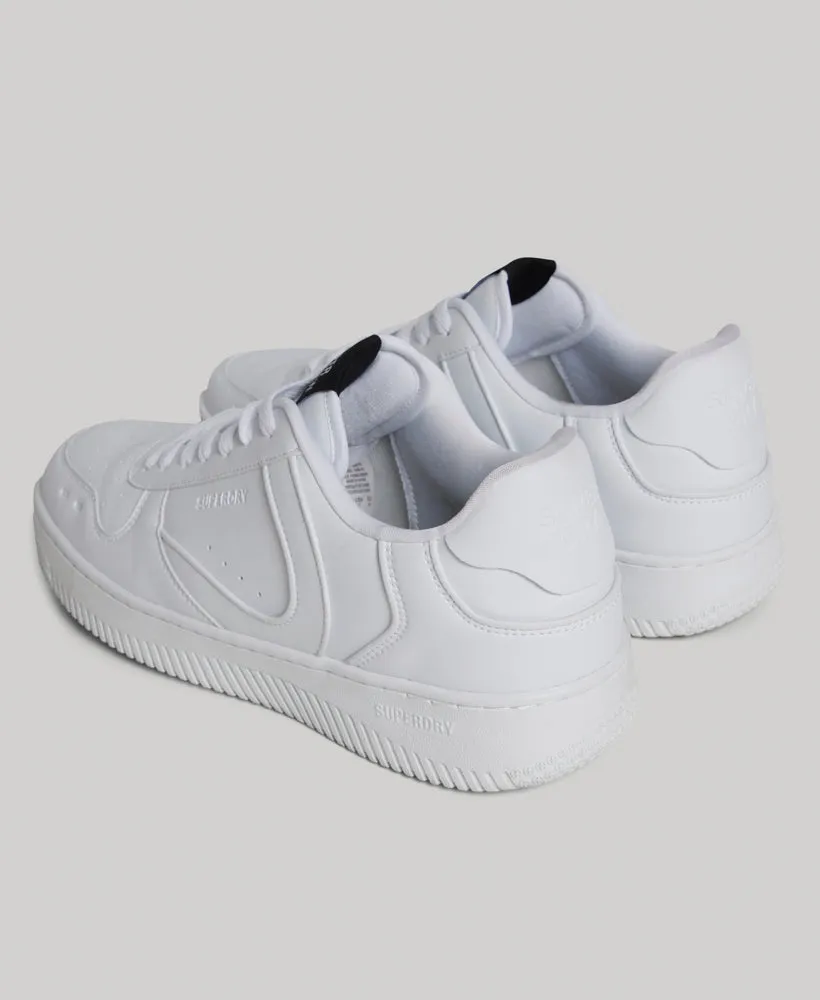 Vegan White Chunky Basket Trainers.