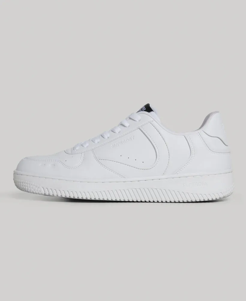 Vegan White Chunky Basket Trainers.