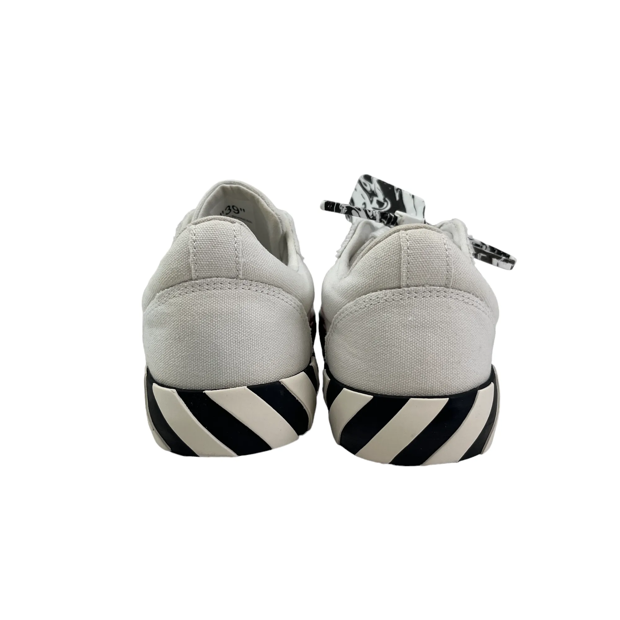 White Vulcanised Trainers for Women, EU Size 39 / UK Size 6.