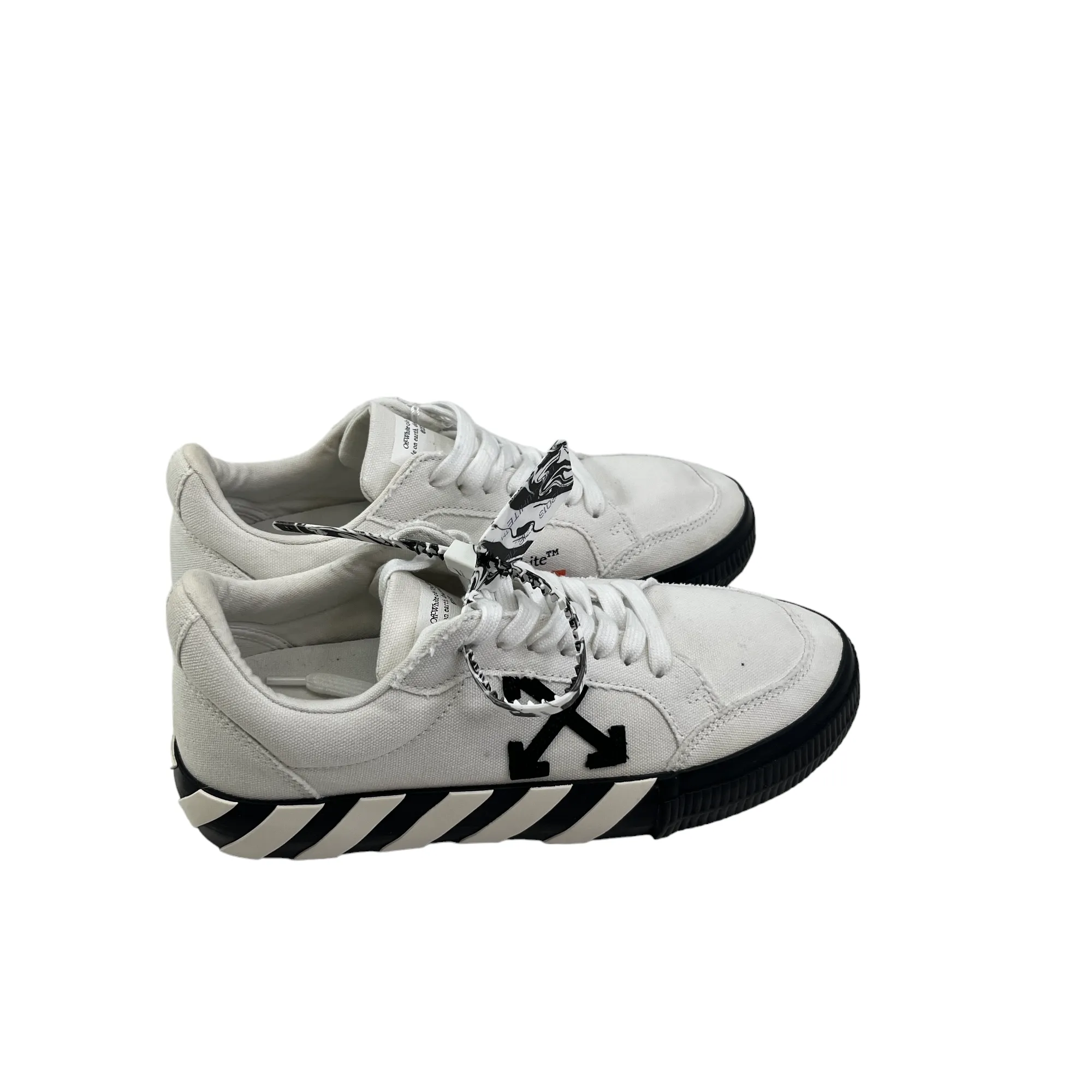 White Vulcanised Trainers for Women, EU Size 39 / UK Size 6.