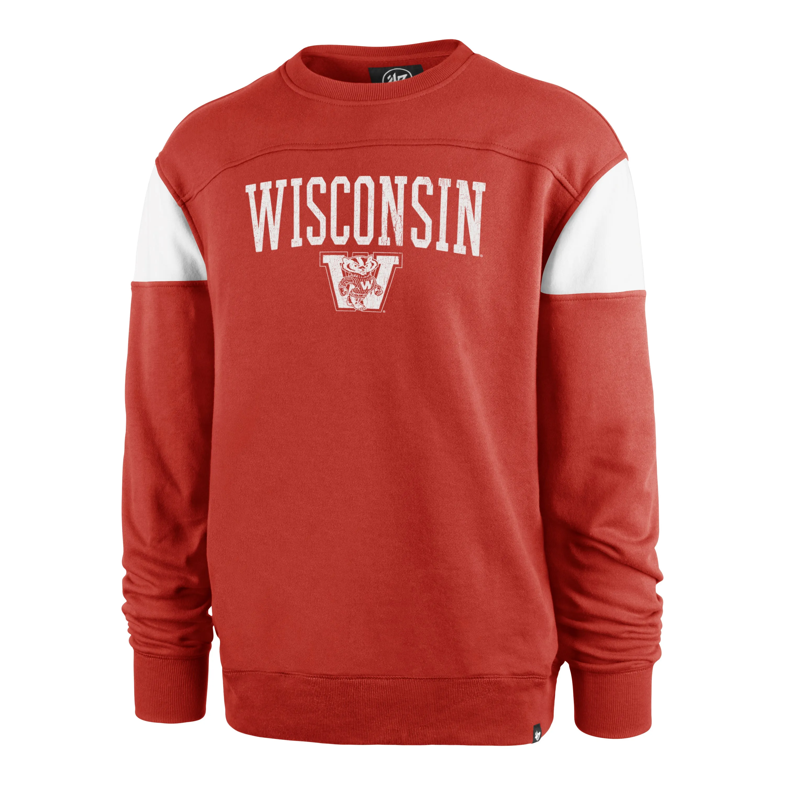 Wisconsin Badgers Vintage Onset Crew - '47 Groundbreak