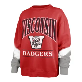 Wisconsin Badgers Vintage Sleeve Dye '47 Boyfriend Crew Women's - Buy Now