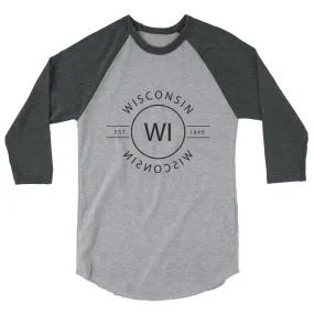 Wisconsin Shirt - 3/4 Sleeve Raglan - Reflections