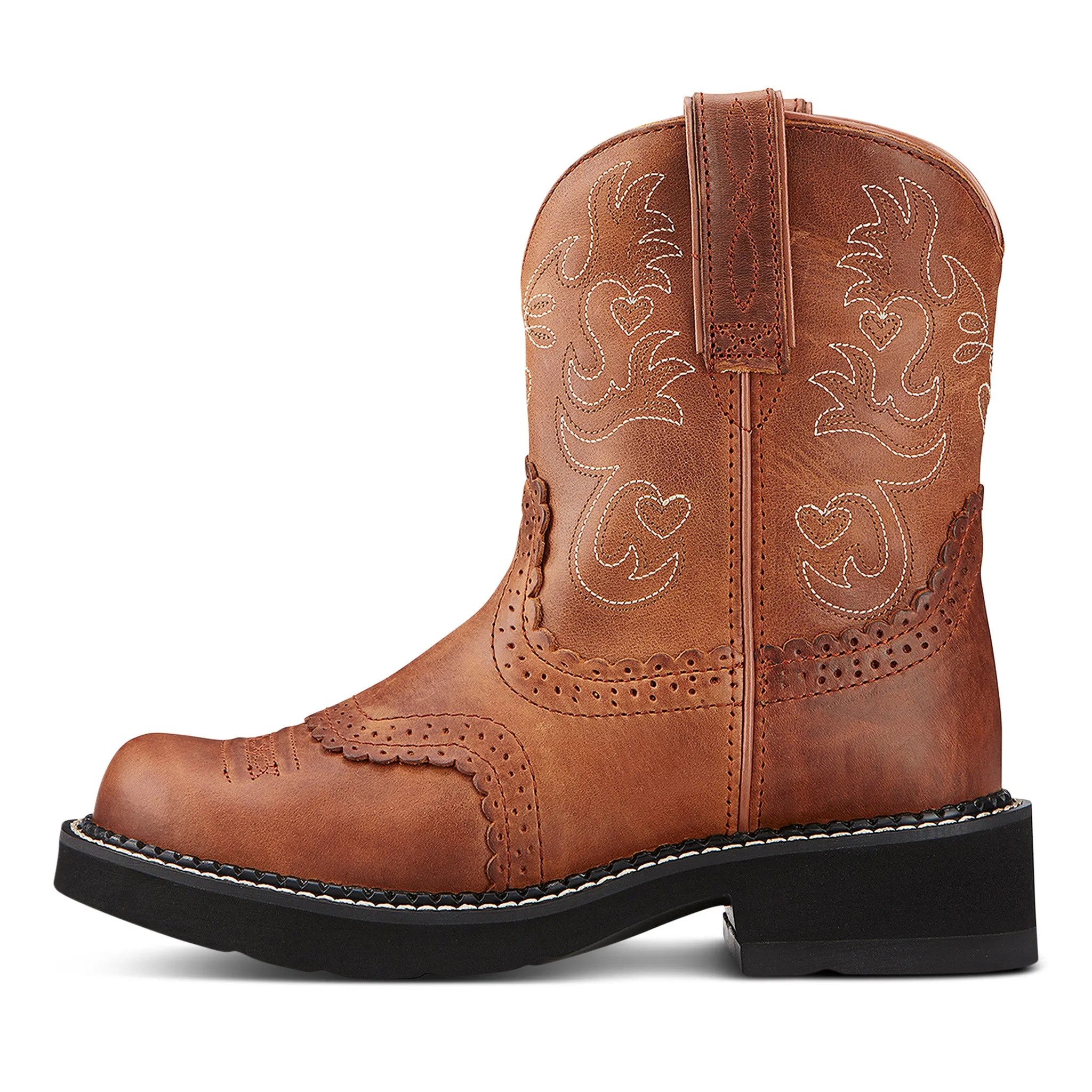 Women's Saddle Boots - Ariat Russet Rebel Fatbaby