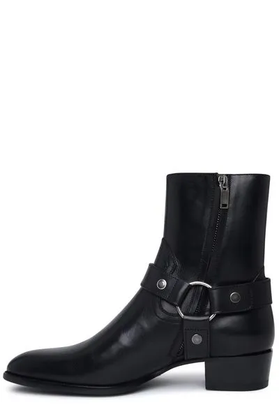 WYATT 40 BLACK LEATHER BOOT