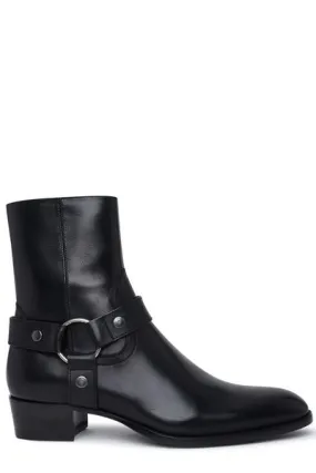 WYATT 40 BLACK LEATHER BOOT