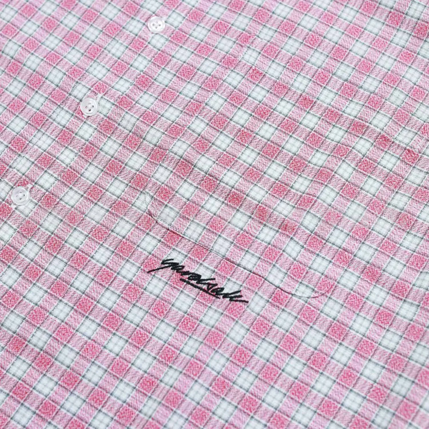 yardsale  |Other Plaid Patterns Unisex Street Style Short Sleeves Logo