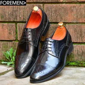 YURINA - Black brogue Derby - Shop now